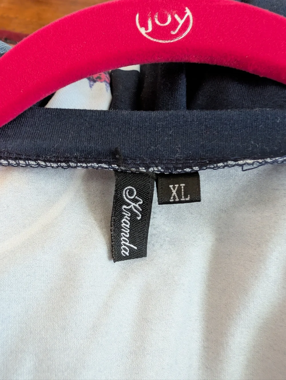 Amazon Krandia Maxi Dress, XL, Cotton Knit, Crossover Top, A Line, Short Sleeves - Picture 6 of 7